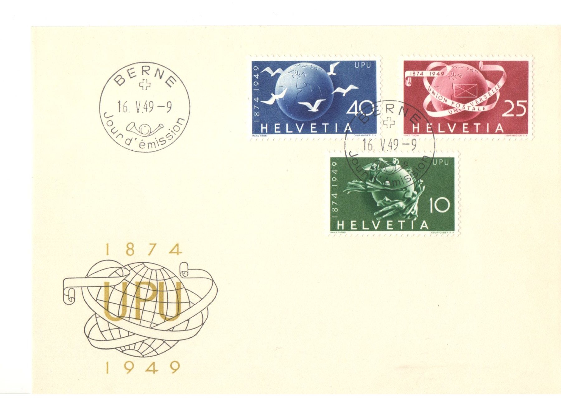 Alle Briefmarken: UPU – Gebraucht aus Echichens von mullerch 2