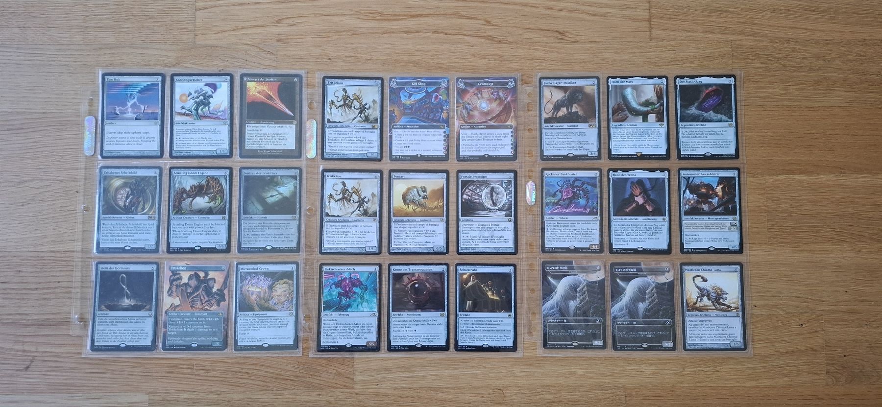 Magic The Gathering Carte collezionabili: Magic the Gathering Karten Sammlung Bundle Selten Artefakte – Usato da Zürich venduto da rodney02