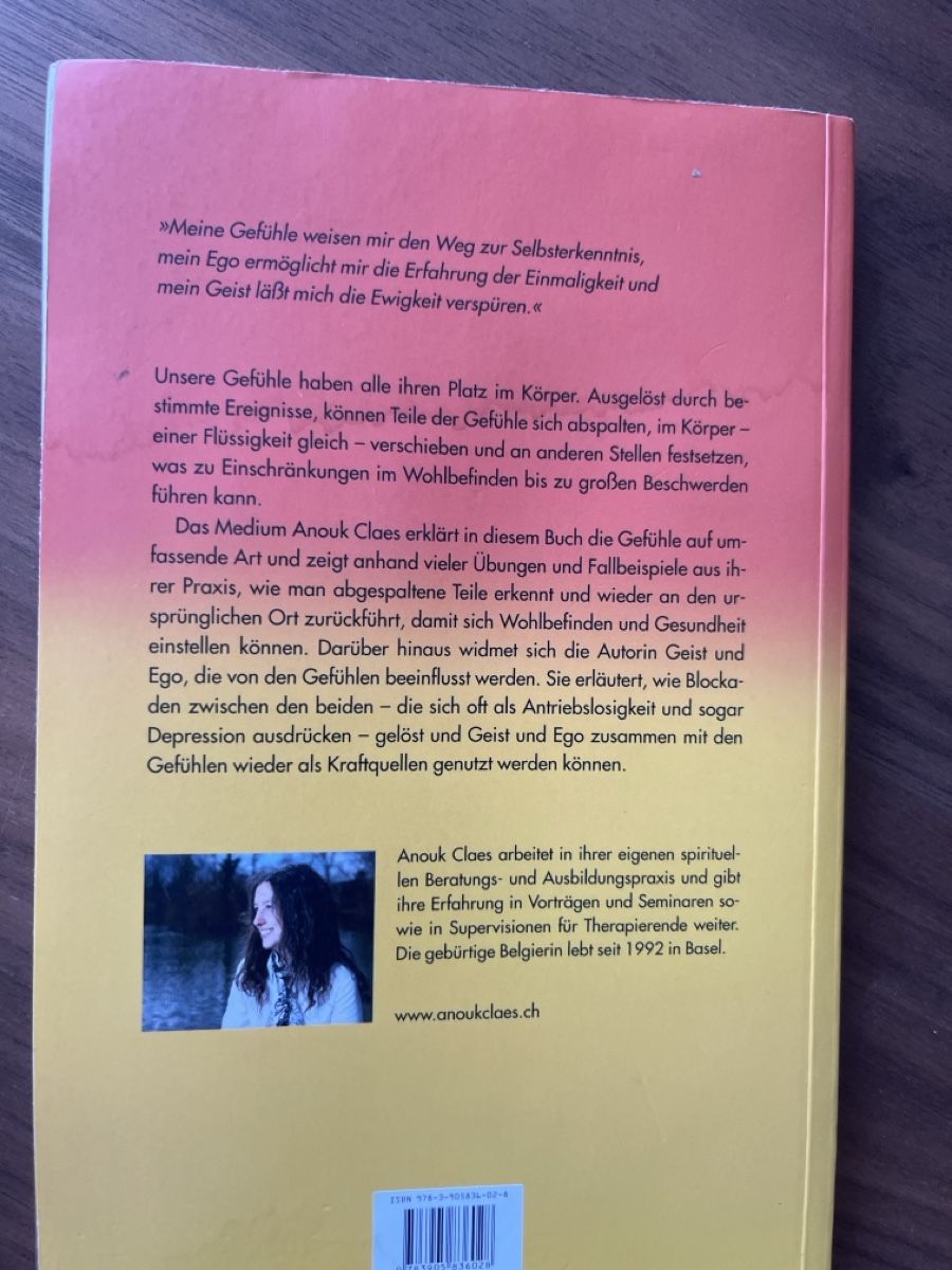 Libri: Anouk Claes: Gefühle, Geist und Ego – Usato da Kloten venduto da Mianan88 1