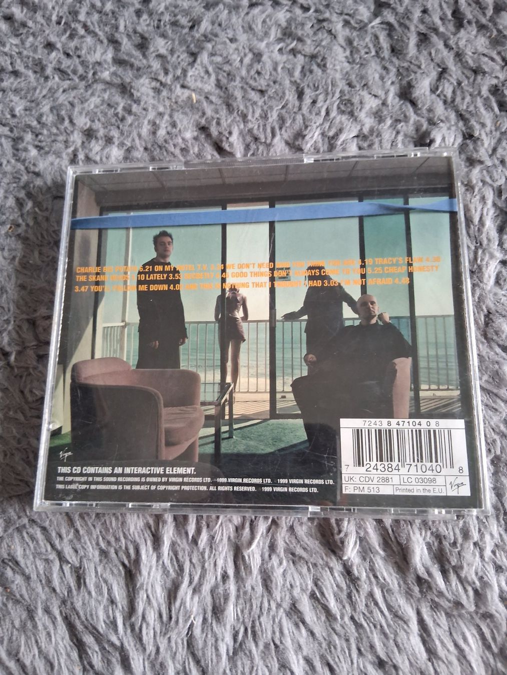 CD: SKUNK ANANSIE         POST ORGASMIC CHILL    CD – Usato da Wetzikon ZH venduto da Ramones01 1