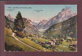 LES PLANS DE FRENIERES sur Bex - 1911 - Feldpost