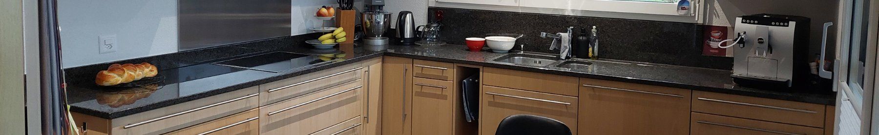 Komplettküchen: Granit Küchenabdeckung – Gebraucht aus Wiler von Himmel69
