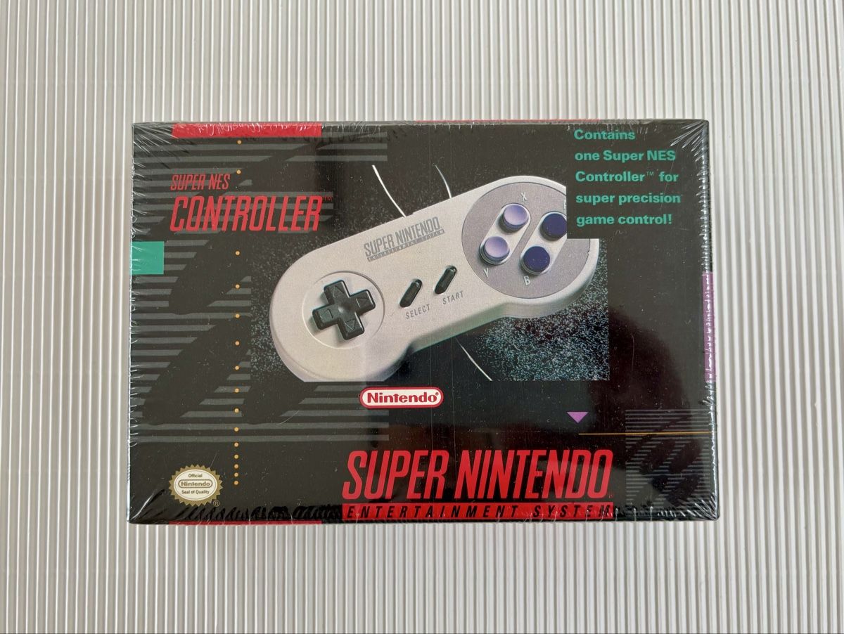 Nintendo Controller: Original Super Nintendo Controller, neu sealed Ntsc (!) – Nuovo e nell'imballaggio originale da Kehrsatz venduto da Sash17