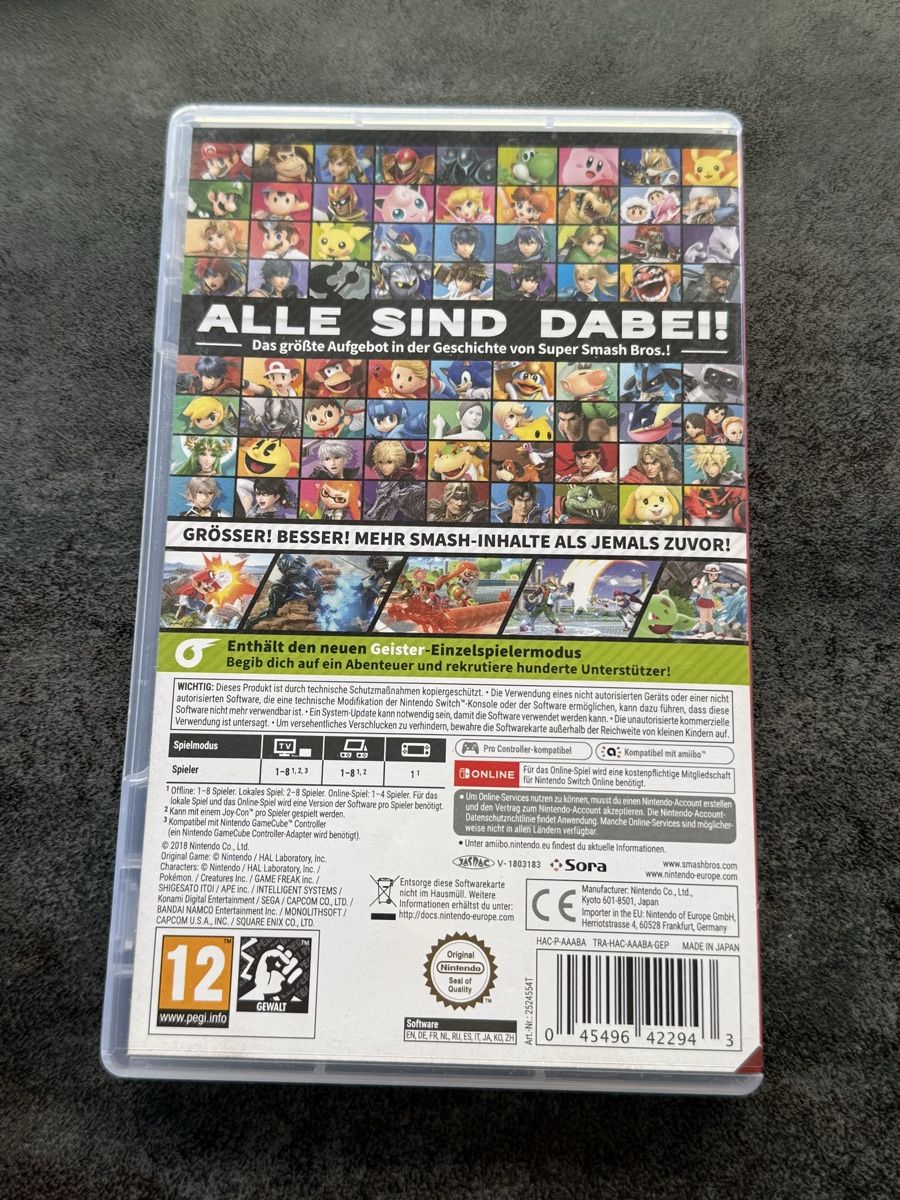 Giochi: Super Smash Bros Ultimate - Nintendo Switch – Usato da Kaiseraugst venduto da 420n 2