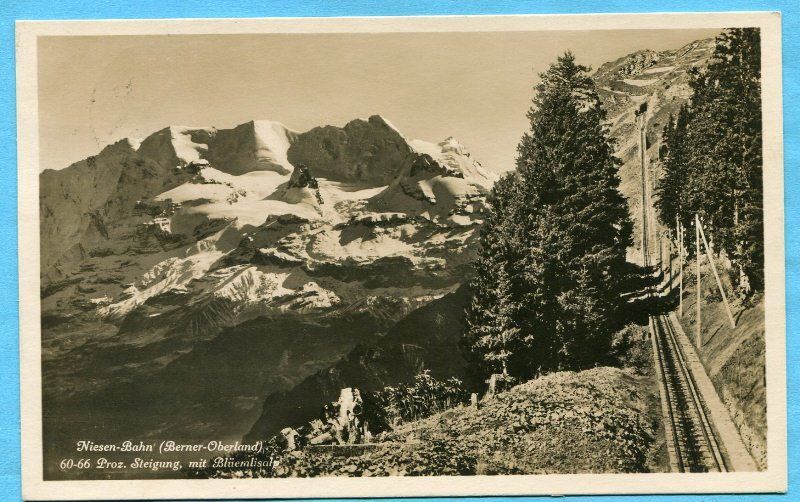 Cartoline postali: Niesen-Bahn 1928 – Usato da Opfikon venduto da Prophila