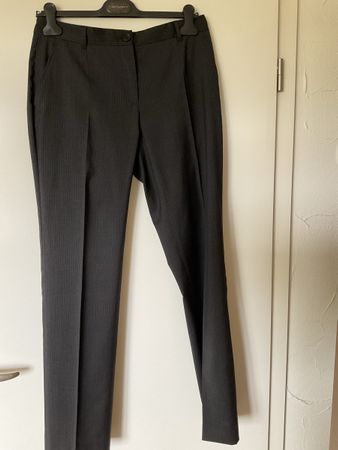 Damen Hosen Dolce & Gabbana Grösse 42 grau gestreift