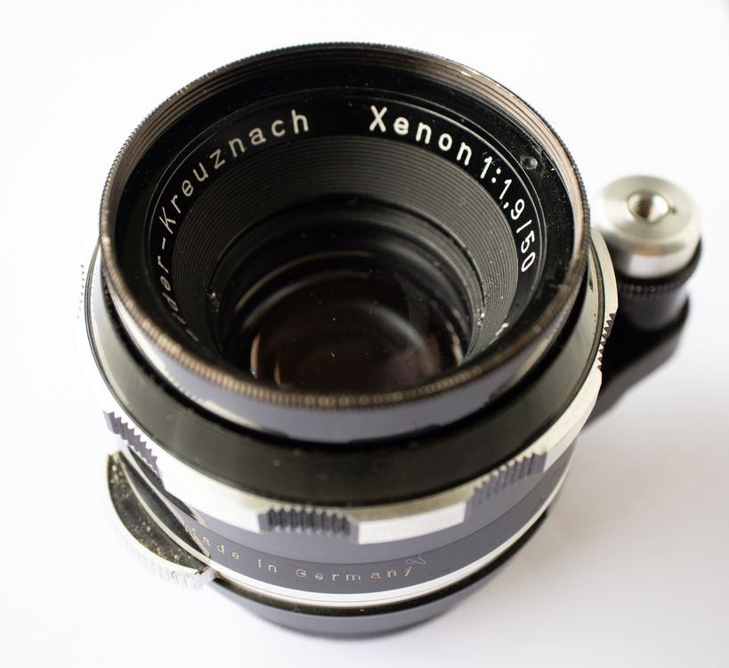 Objectif XENON 50 mm f/2 SCHNEIDER-KREUZNACH à monture C/XENON 50mm f