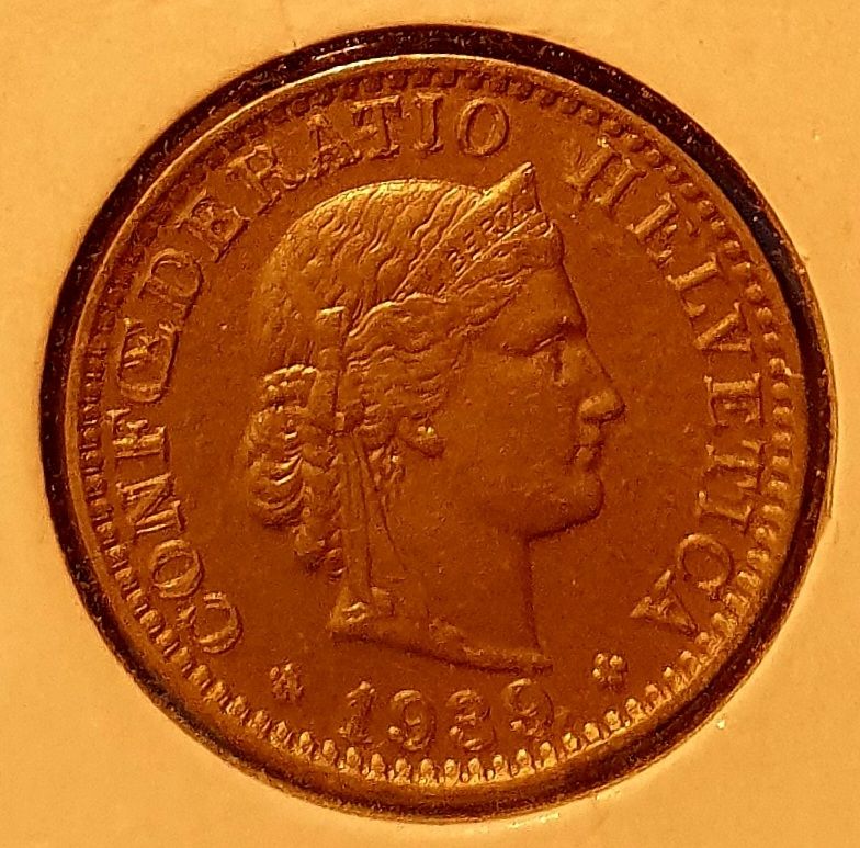 Tutti le monete: 20 Rappen 1939 – Usato da Egerkingen venduto da Acc1