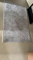 Teppich grau 145 x 85 cm