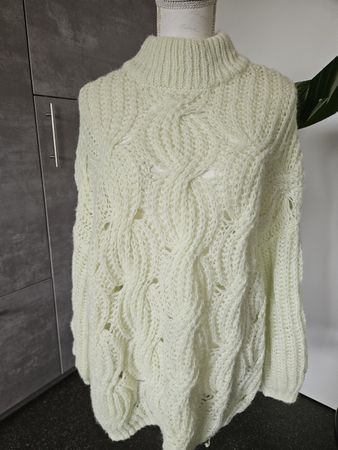 Vero Moda Pullover neon gelb Gr M oversize 