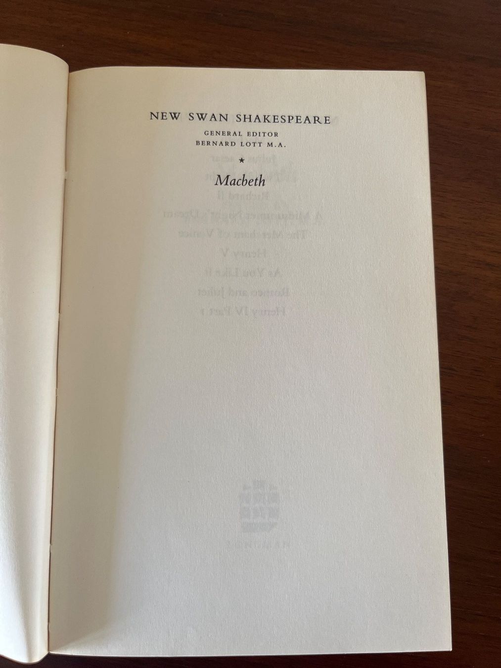 Libri: Buch - Macbeth, New Swan Shakespeare, englisch – Usato da Luzern venduto da Jiggy_8898 3