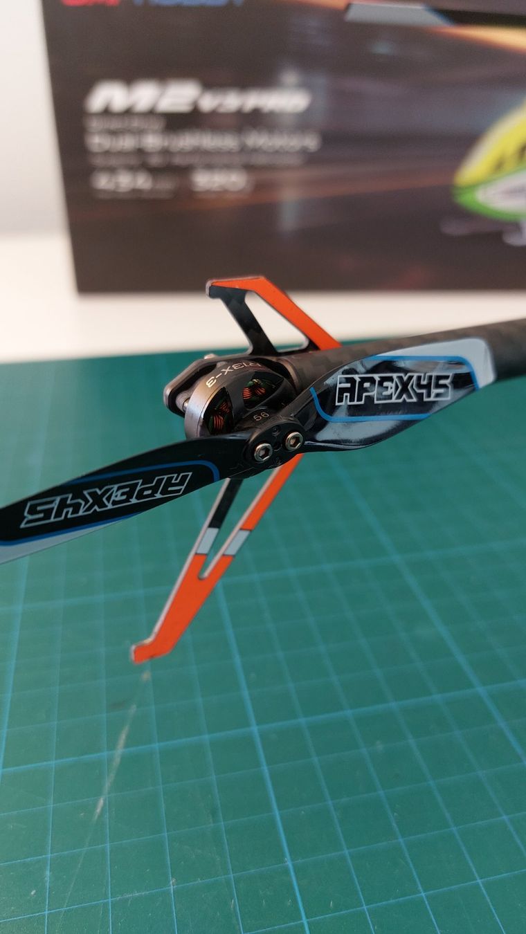 Omphobby Modellismo RC: OMP M2 V3 Pro Cosmic Orange, mit Jeti Empfänger – Usato da Hünenberg venduto da schulbe 3