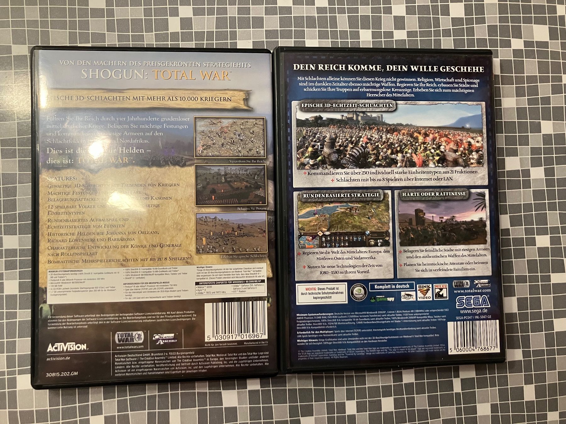 Jeux: Medieval 1 & 2: Total War - Set, PC (2002/2006, deutsch) – D'occasion à Winkel par Asdas87 1