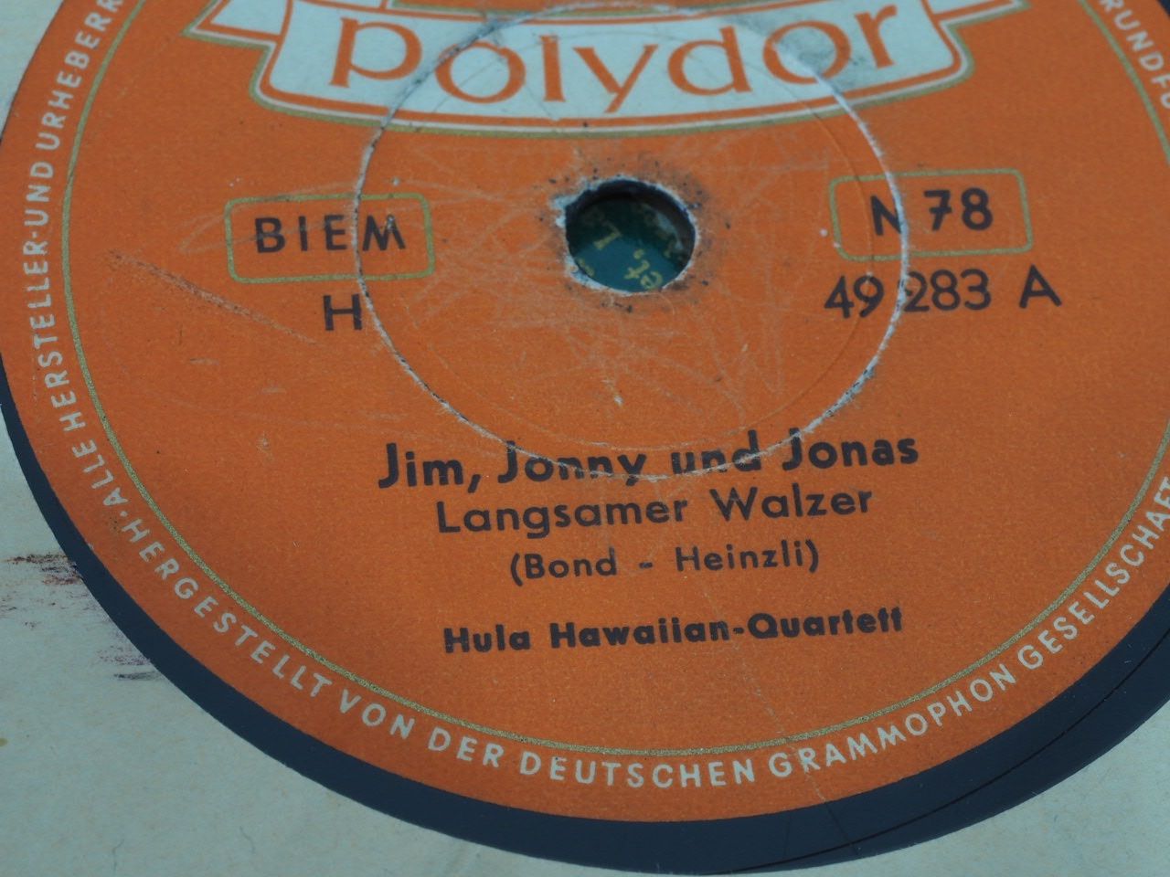 Schallplatten: DISQUES 78 TOURS – Gebraucht aus Lausanne von Leag