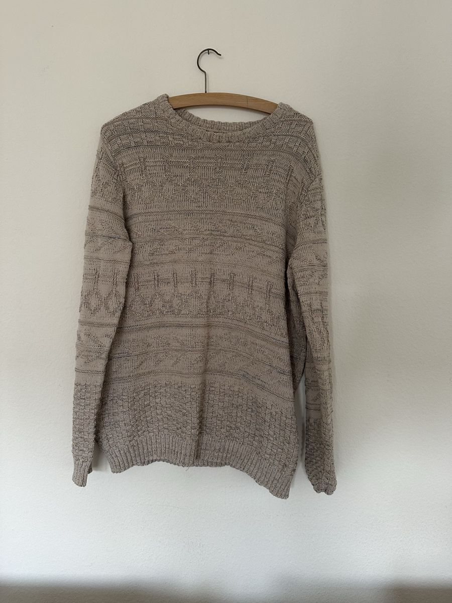 Maglioni & Felpe: Piazza Italia Man Strickpullover, beige, Gr. M – Usato da Stäfa venduto da buecher10