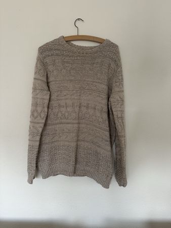 Piazza Italia Man Strickpullover, beige, Gr. M