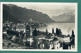 Montreux et les Dents du Midi, 1935, gelaufen