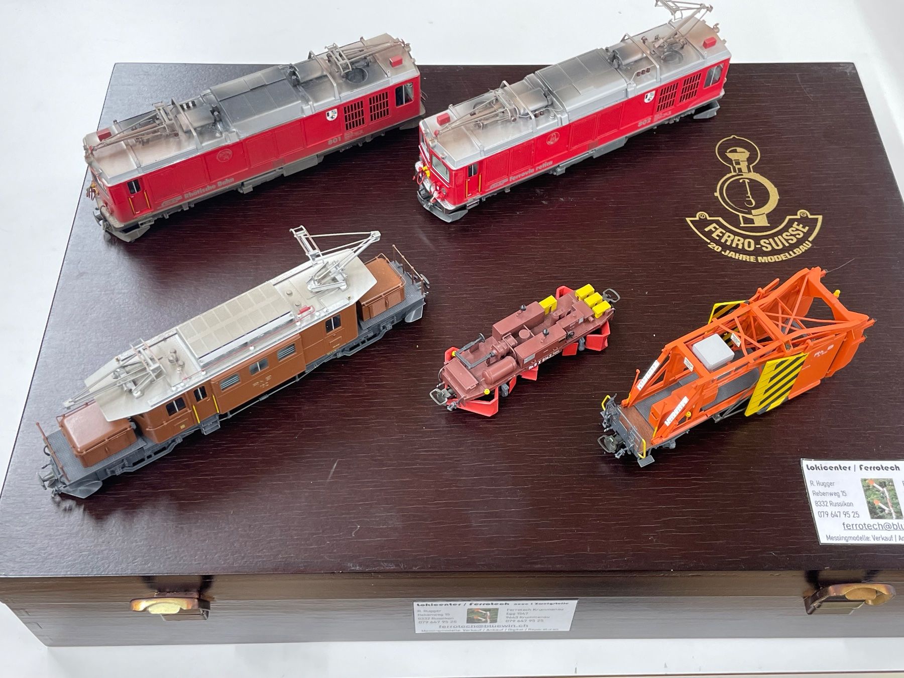 Ferro-suisse Modellini di ferrovie: Ferro Suisse, Bernina Set B – Usato da Krummenau venduto da ferrotech 2
