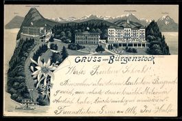 Litho Bürgenstock, Hotelanlagen mit Ede