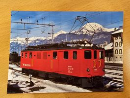 Postkarte SBB Brünigbahn Zahnradtriebwagen Deh 4/6 911