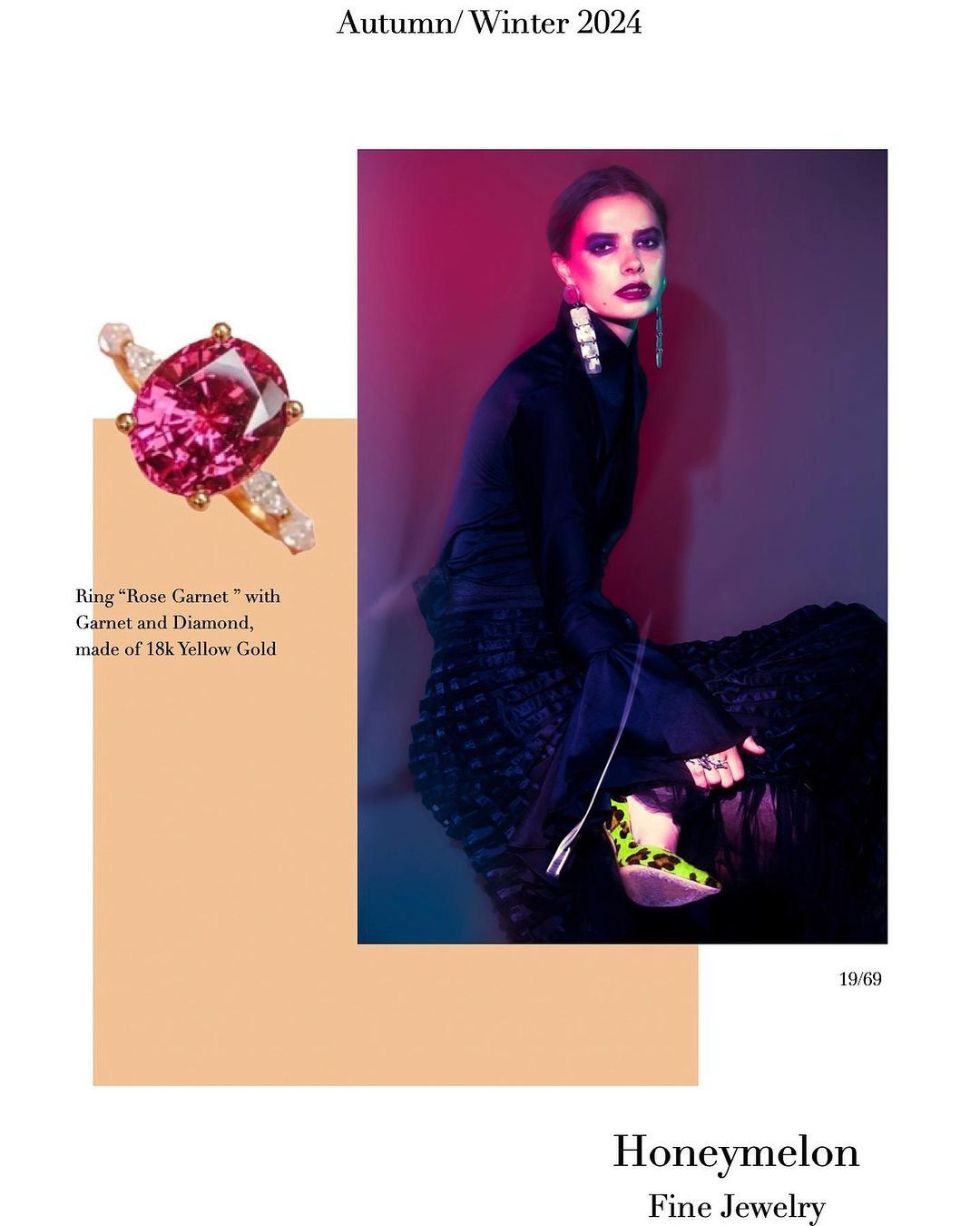 Anelli: Ring 54mm (RoseGarnet) – Nuovo e nell'imballaggio originale da Zürich venduto da Honeymelon_Jewelry