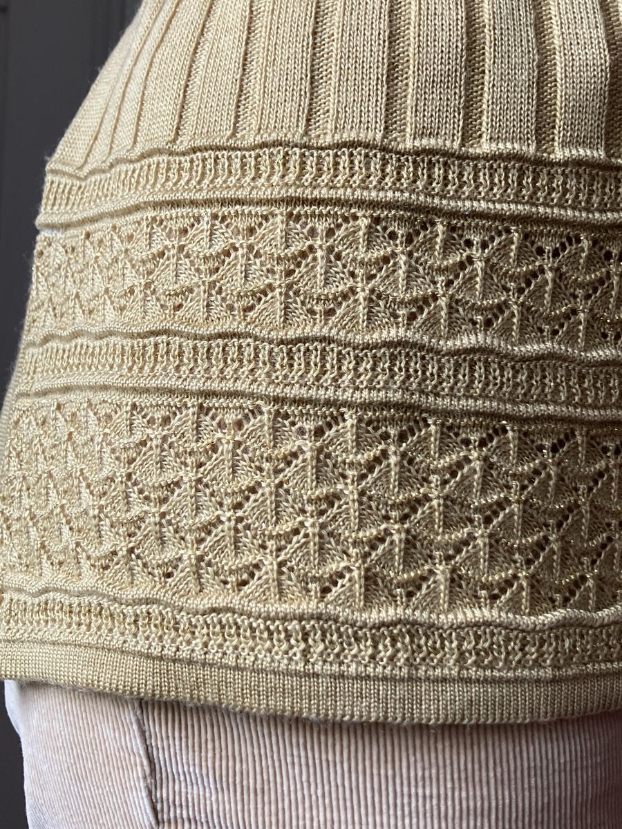 Maglioni & Felpe: Pull beige/doré vintage - TÜTSÜ – Usato da Genève venduto da sunflower.vintage 3