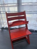 Stokke Tripp Trapp Hochstuhl rot gebraucht Zustand gut