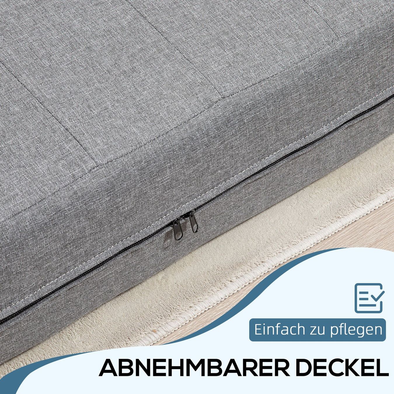 Sofas: HOMCOM Klappsessel Grau – Neu und originalverpackt aus Bottighofen von zaap 6