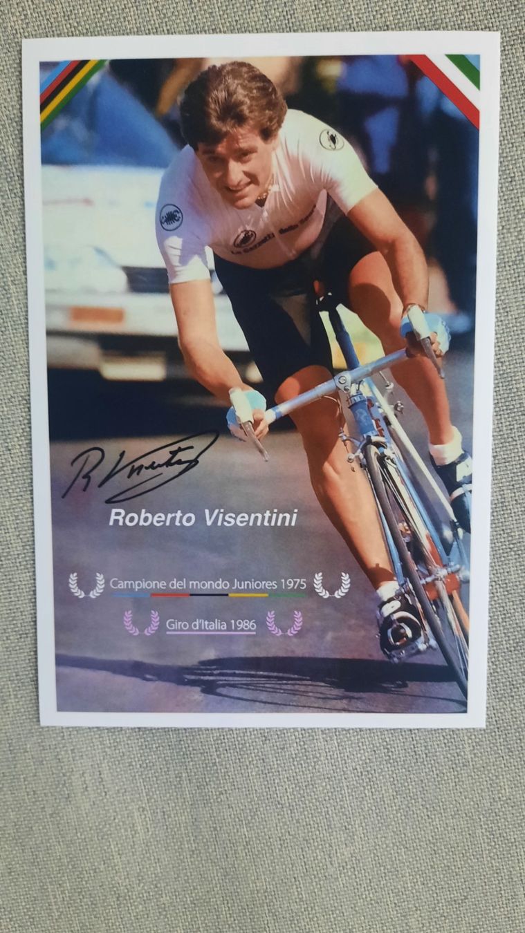 Autogramme: Autogrammkarte Roberto Visentini – Gebraucht aus Schmerikon von Olympia04