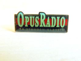 • Opus Radio 24 Stunden Klassik media musik vintage Pin R2.4