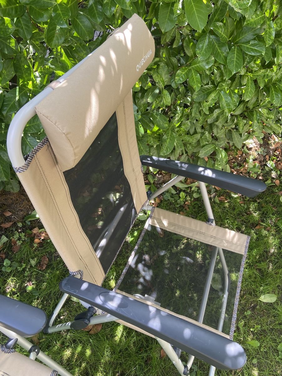 2 Campingsthle (decathlon), klappbar, nach hinten legbar (Gebraucht) in  Solothurn fr CHF 50  nur Abholung auf Ricardo kaufen