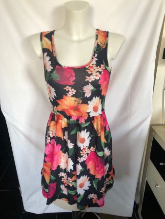 Robe sans manches à fleurs Atmosphere taille 34 bon état