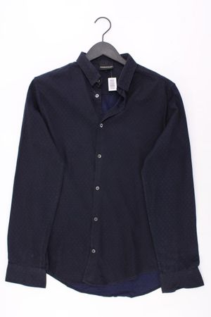 Emporio Armani Langarmhemd Gr. L blau