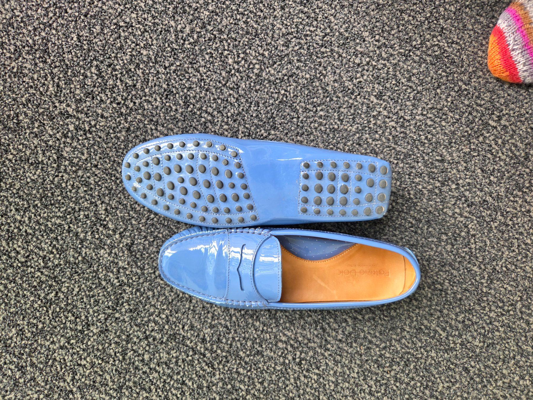 Scarpe da donna: Loafers Patrizio Dolci Lackleder hellblau – Usato da Zürich venduto da ire_992t 1