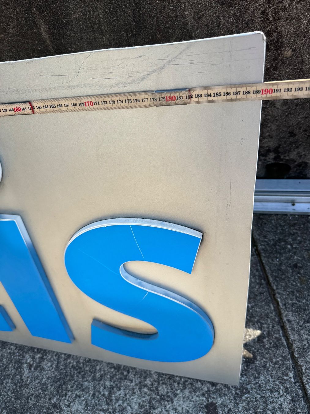 Insegne: Säntis Werbetafel Gross Alpstein – Usato da Abtwil SG venduto da SHost 5