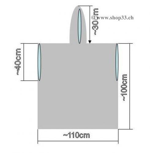 Cappotti: Regenponcho, Einweg 10er Pack – Nuovo e nell'imballaggio originale da Hölstein venduto da Shop33 1