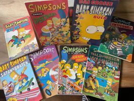 Simpsons Comics Konvolut 8 Stk guter Zustand
