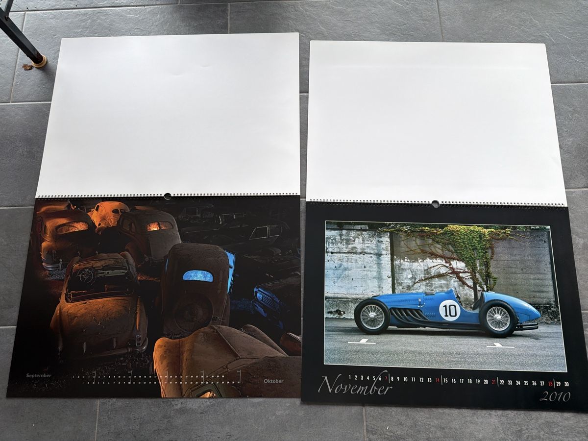 Calendari: 2x Oldtimer Kalender 2010 – Usato da Wolfwil venduto da Rolex1 4