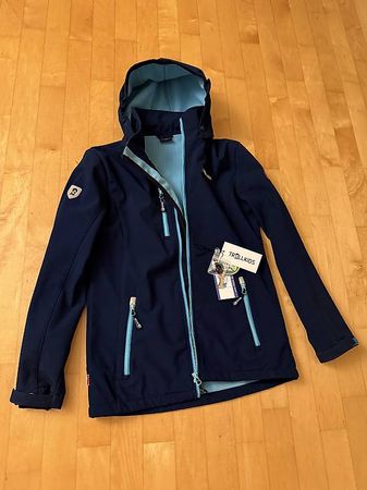 Trollkids Softshelljacke blau/türkis, Grösse 176