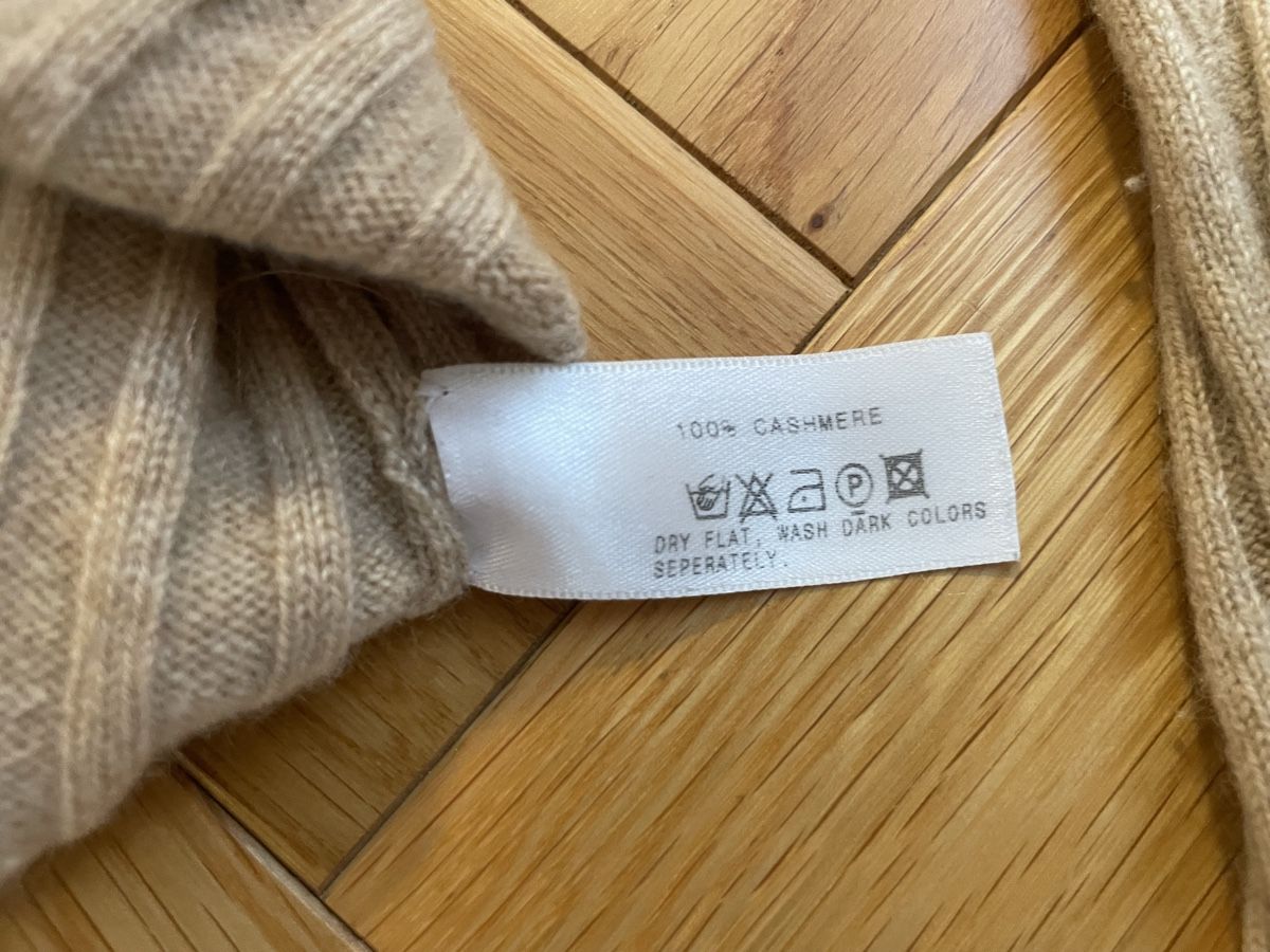 Pulls & Sweat-shirts: Cashmere beiger Turtleneck Pullover - Gr. S – D'occasion à Zürich par katidust 3