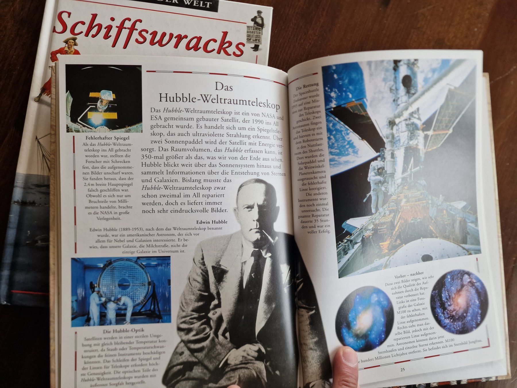 Libri: Der Weltraum   &   Schiffswracks – Usato da Röthenbach i. E. venduto da Heureka5 4