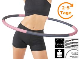 Fitness-Hoop, 900 mm, grau/rosa