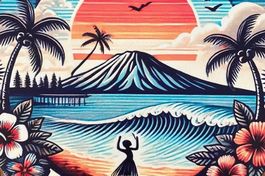 Aloha From Hawaii - Rundes Schild - neu