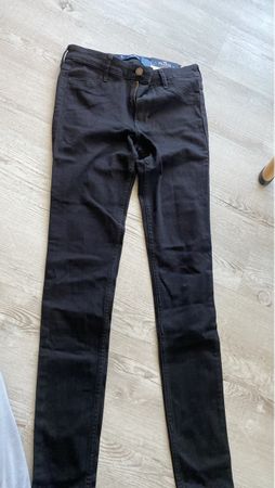 Schwarze Jeans,  Hollister, Grösse 26W & 30L