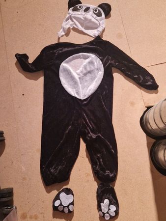 Fasnachtskleidli Panda Bär für 1 Jährige