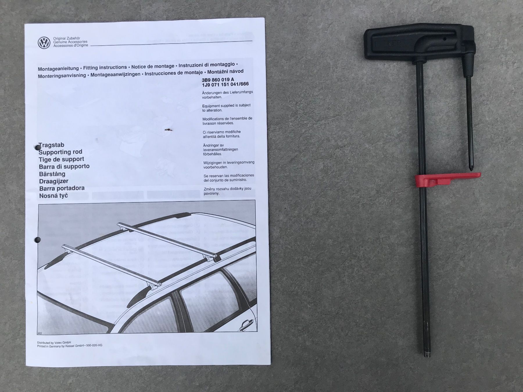 VW Dachträger: VW Dachträger mit Montageanleitung – Gebraucht aus Nesselnbach von Goodprice3 1