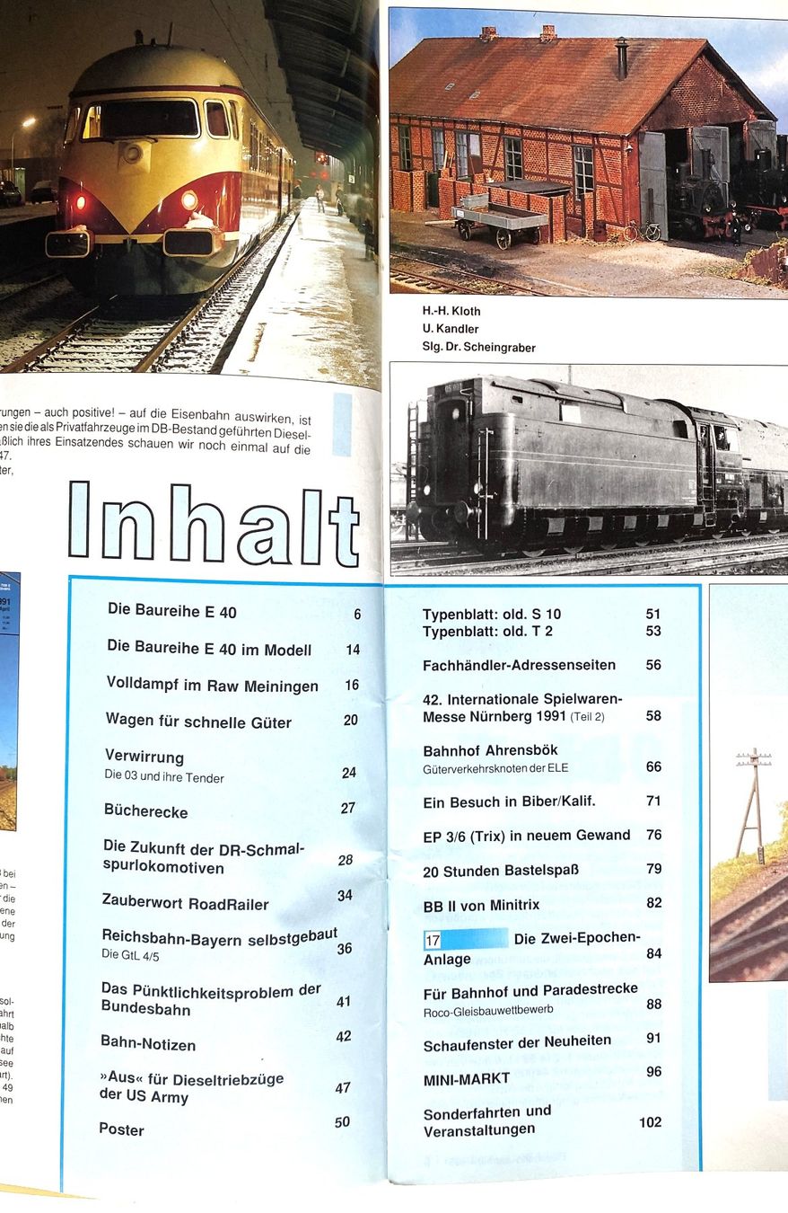 Riviste & Magazine: Eisenbahn Journal - 3 Hefte - 2+4+11/1991 – Nuovo (secondo la descrizione) da Hünenberg venduto da Ecila 4