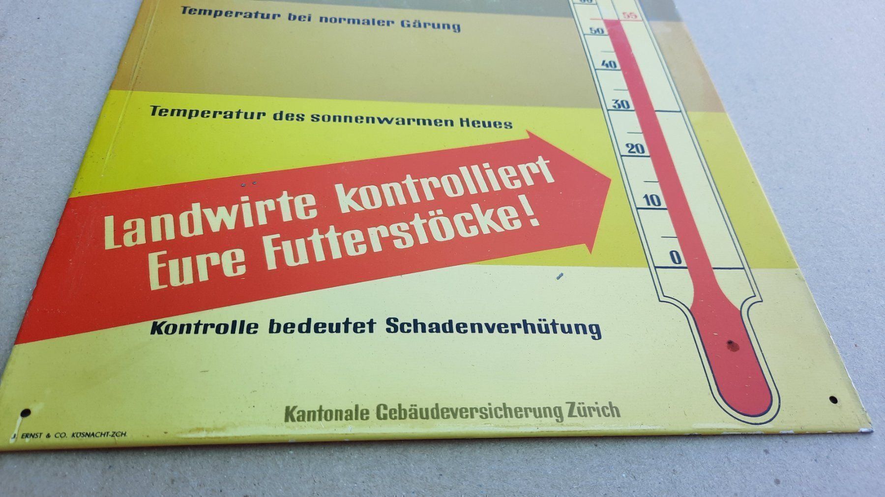 Schilder: GVZ Bauer Versicherung Heu Blech Schild – Gebraucht aus Hedingen von Zwackul 1