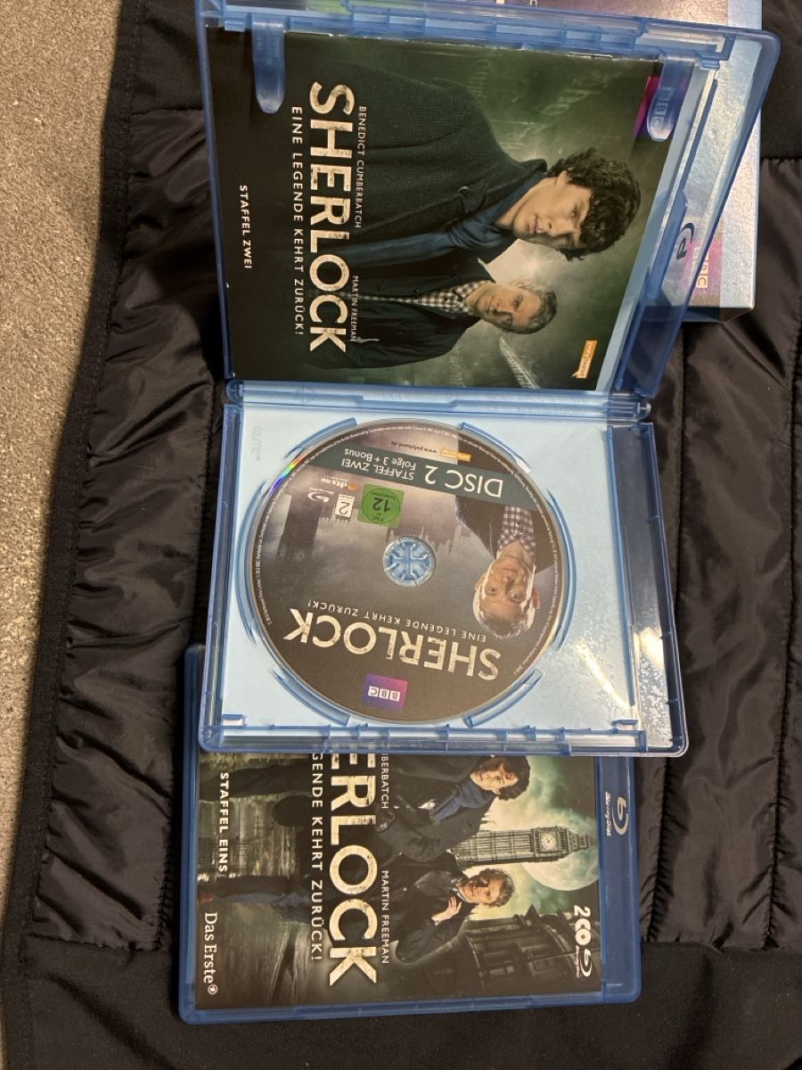 Tutti i DVDs: Benedict Cumberbatch DVD - Sherlock Holmes Holmes Moriarty – Usato da Rebstein venduto da Grafracing 1