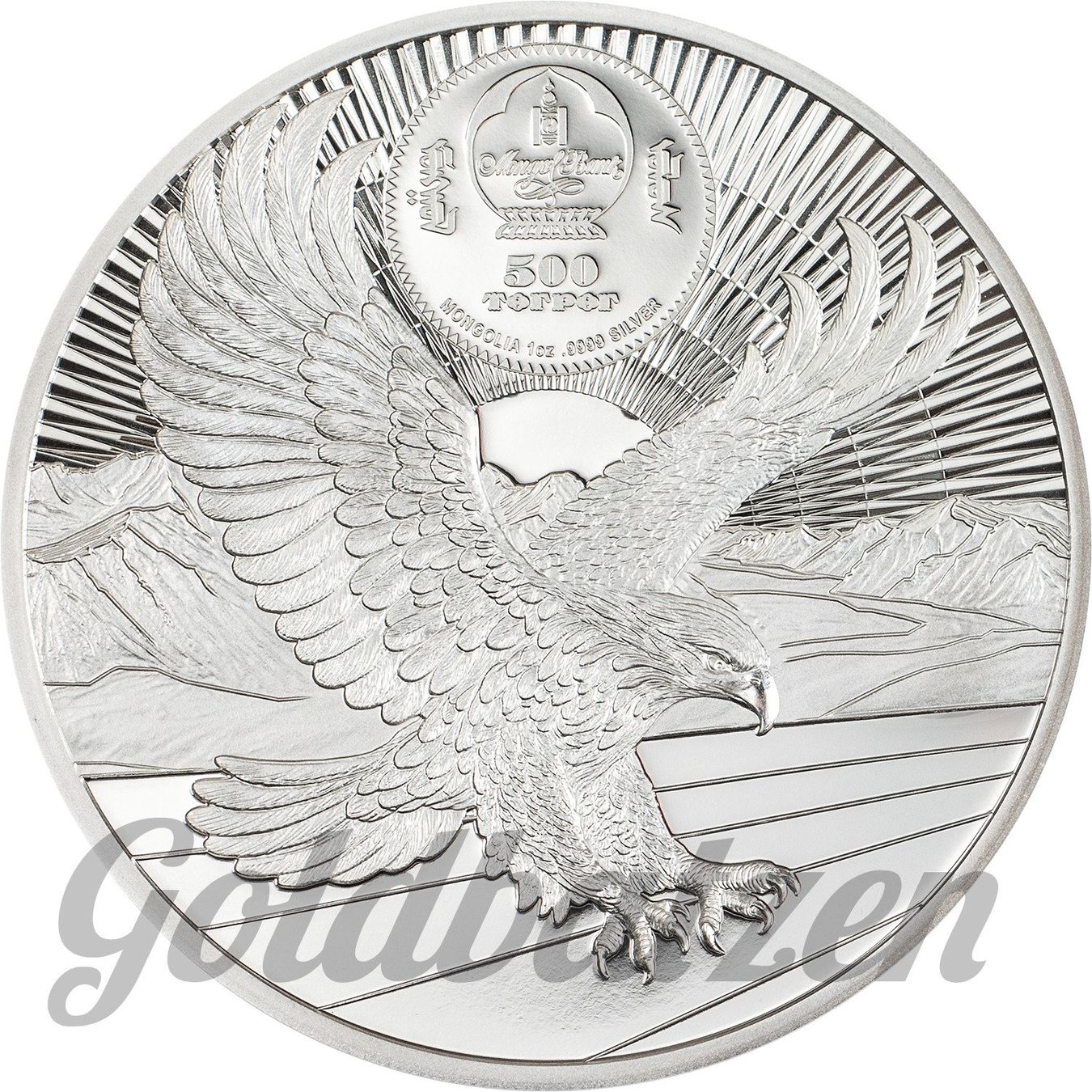 Tutti le monete: Mongolia Chinggis Khaan 2026  1oz – Nuovo e nell'imballaggio originale da Liestal venduto da Goldbatzen 1